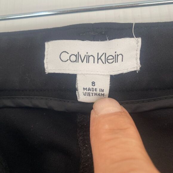 Calvin Klein Womens Pants Size 8 Jegging Black Mid-Rise Soft Stretchy Trouser - Picture 5 of 15